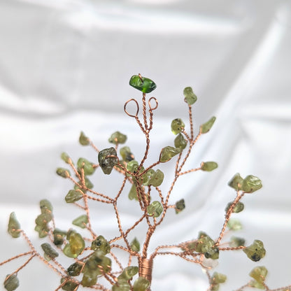 Medium Peridot Crystal Chip Gem Tree