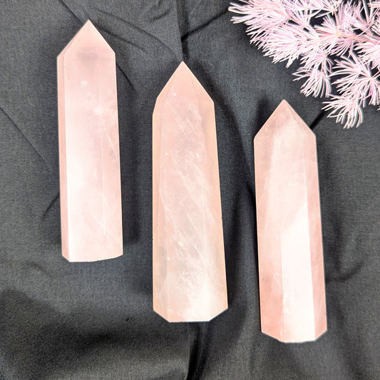 Rose Quartz Crystal Point (M)