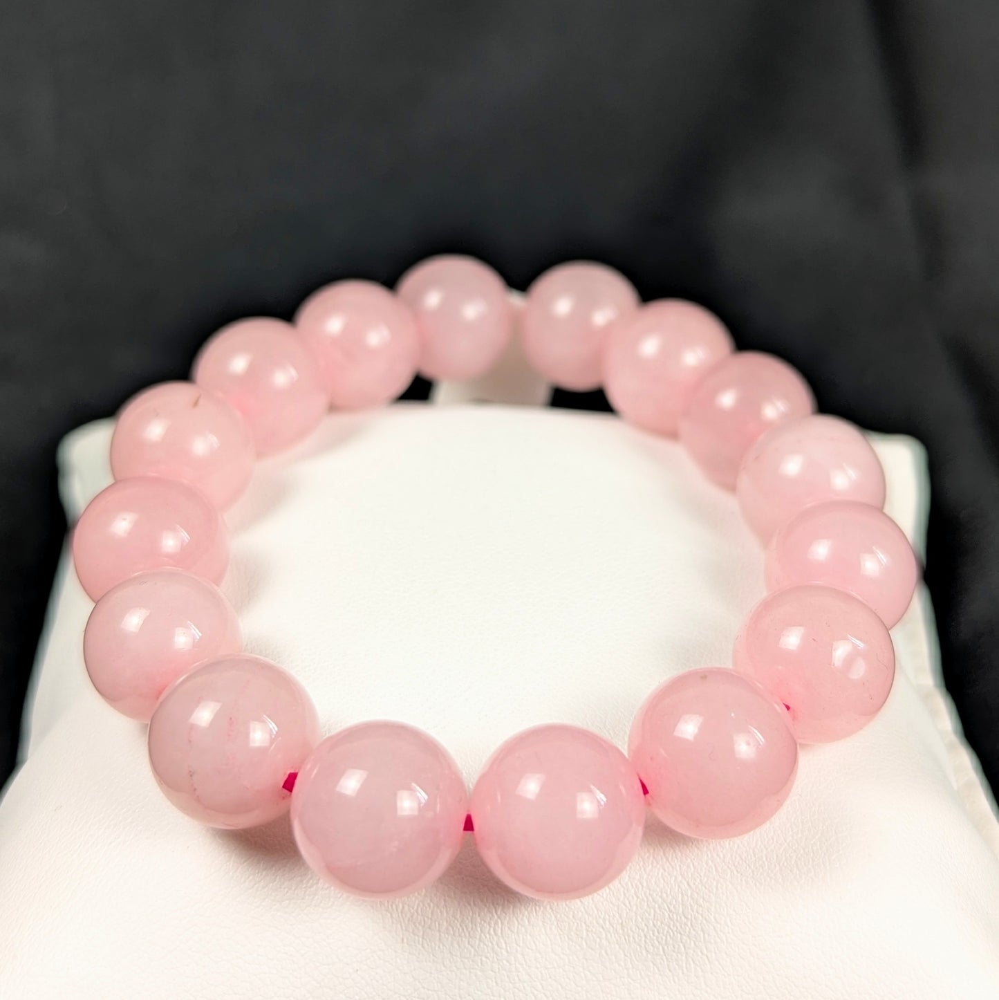 Rose Quartz Crystal Beaded Bracelets - 12mm