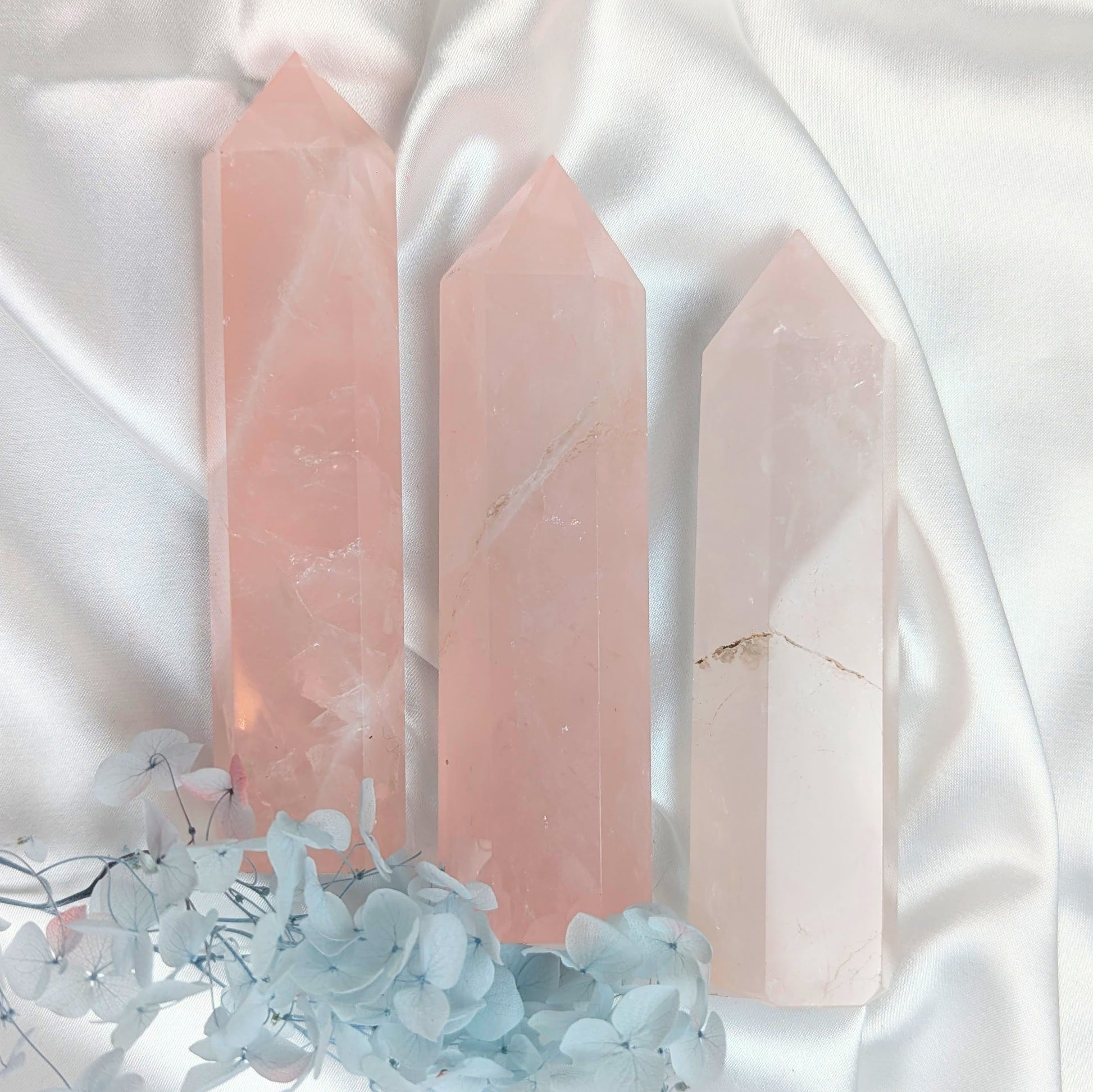 Rose Quartz Crystal Point (L)