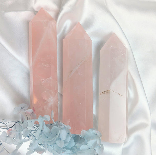 Rose Quartz Crystal Point (L)