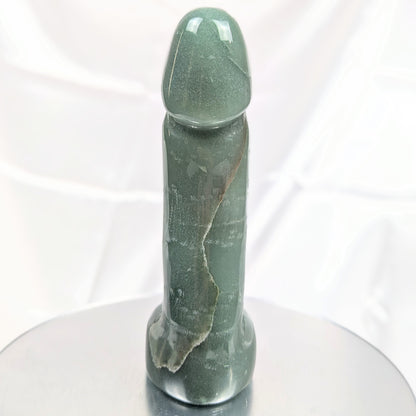 XL Green Aventurine Crystal Penis