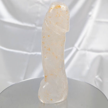 XL Clear Quartz Crystal Penis