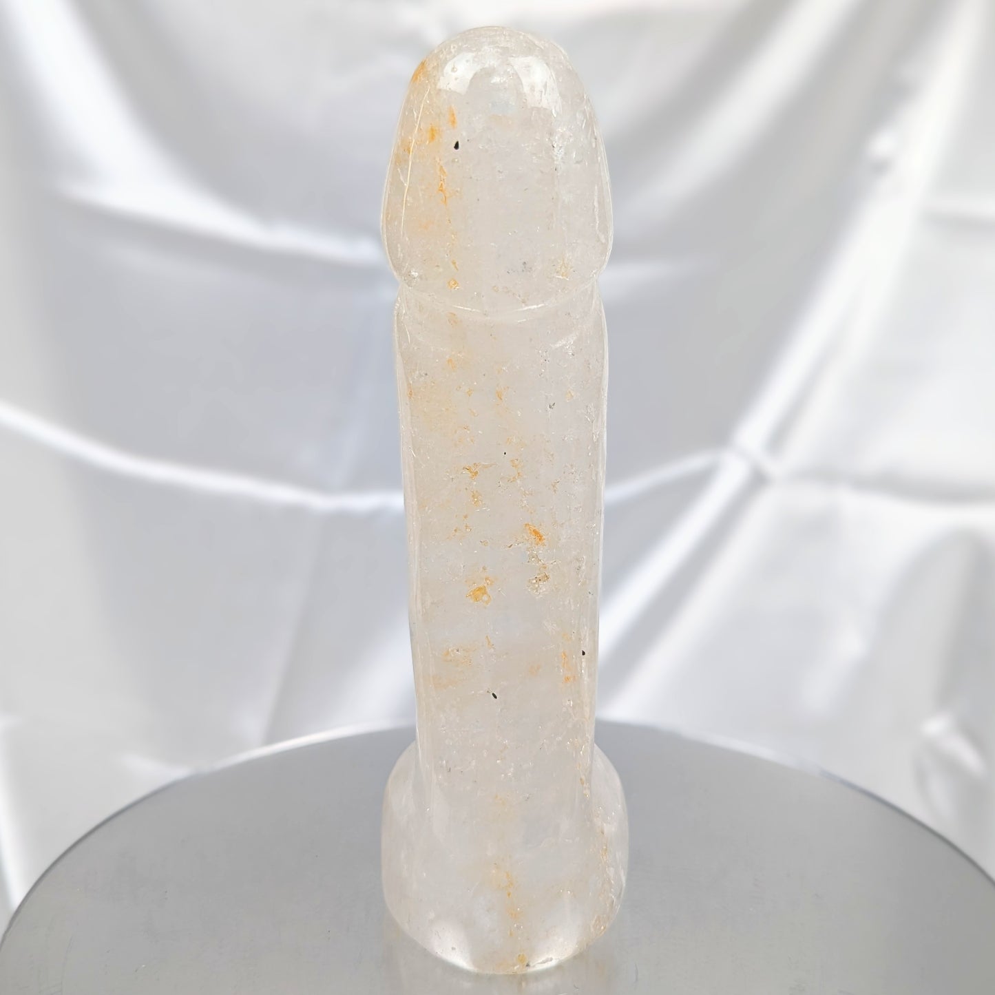 XL Clear Quartz Crystal Penis