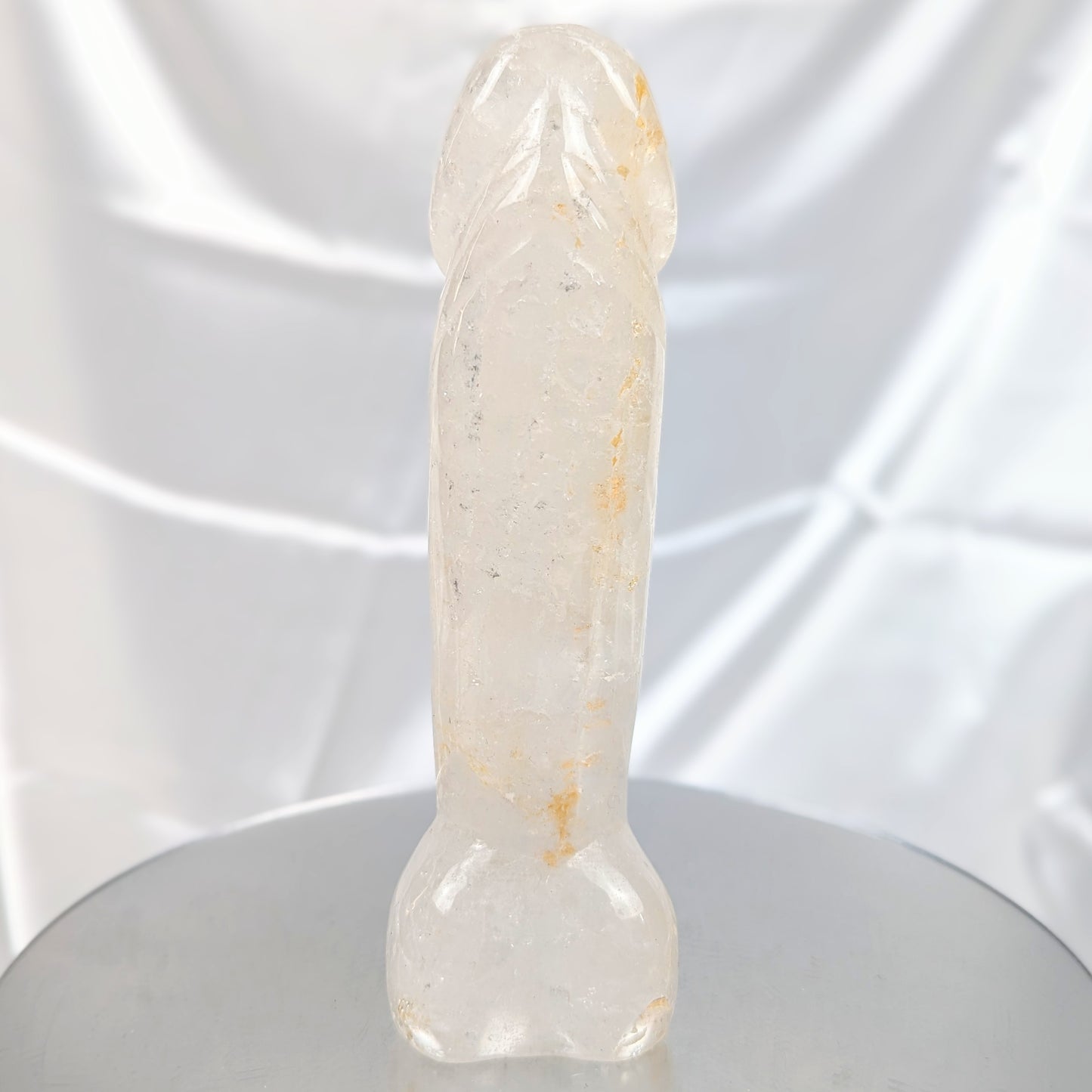 XL Clear Quartz Crystal Penis