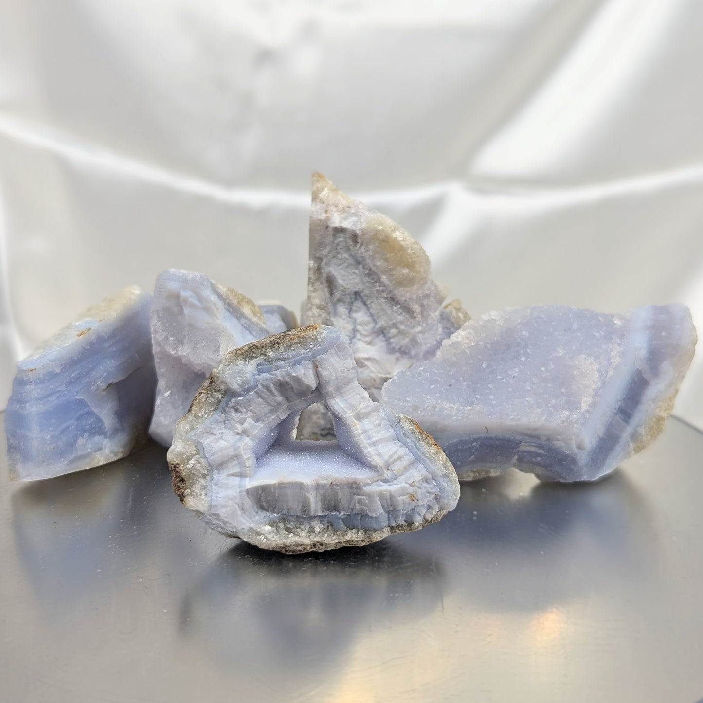 Rough Blue Lace Agate Crystal