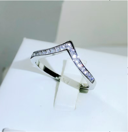 Silver Wishbone Ring