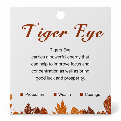 GOLDEN TIGER'S EYE  Crystal Beaded Bracelets