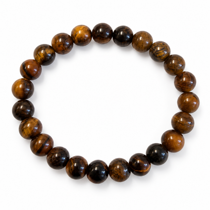 GOLDEN TIGER'S EYE  Crystal Beaded Bracelets
