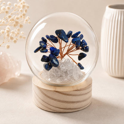 Small Crystal Chip Gem Tree Lamps