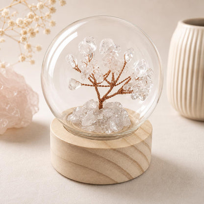 Small Crystal Chip Gem Tree Lamps