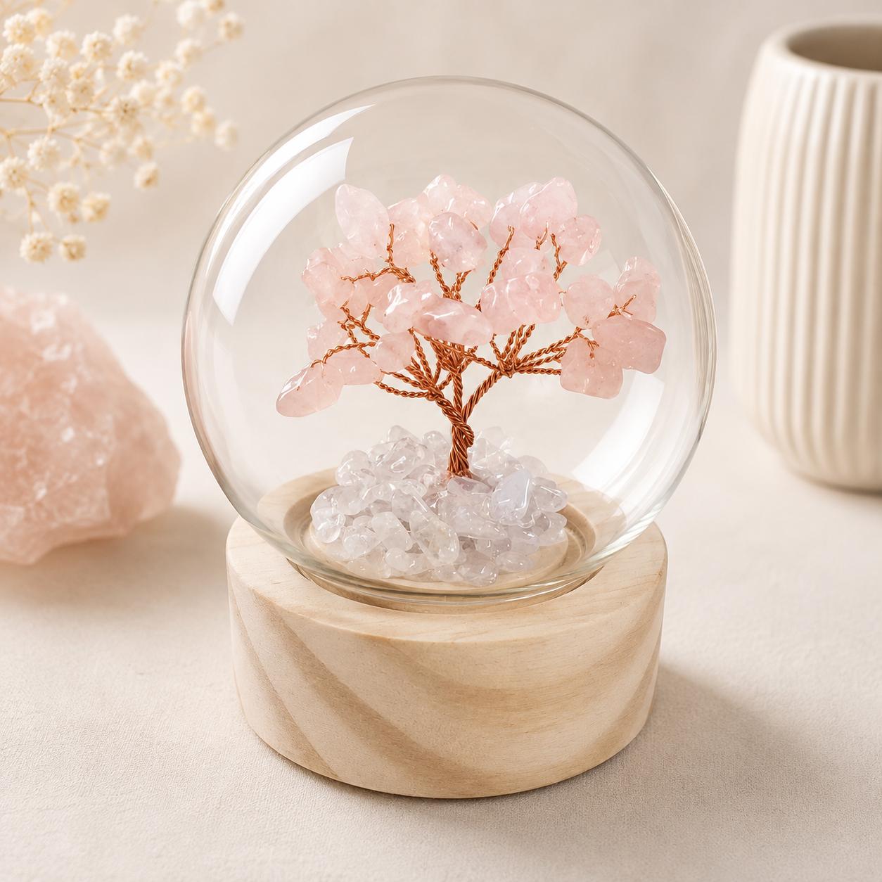 Small Crystal Chip Gem Tree Lamps