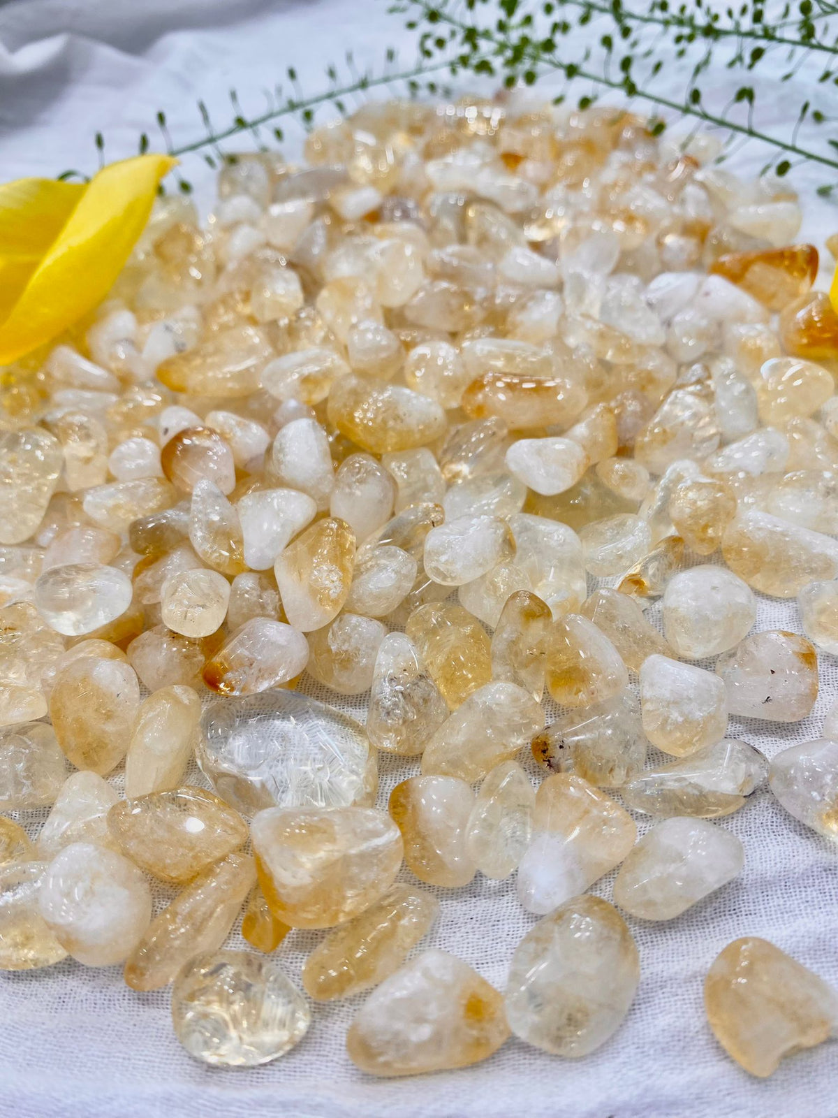 Small Citrine Crystal Tumblestone