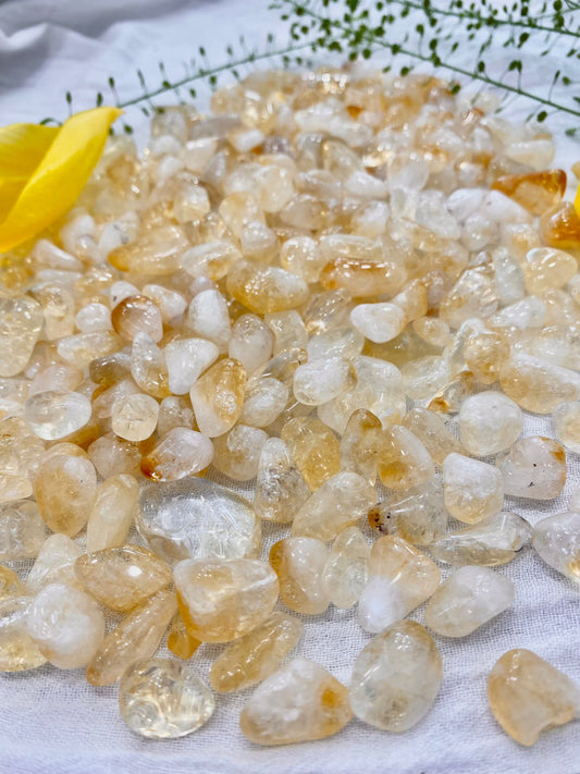 Small Citrine Crystal Tumblestone