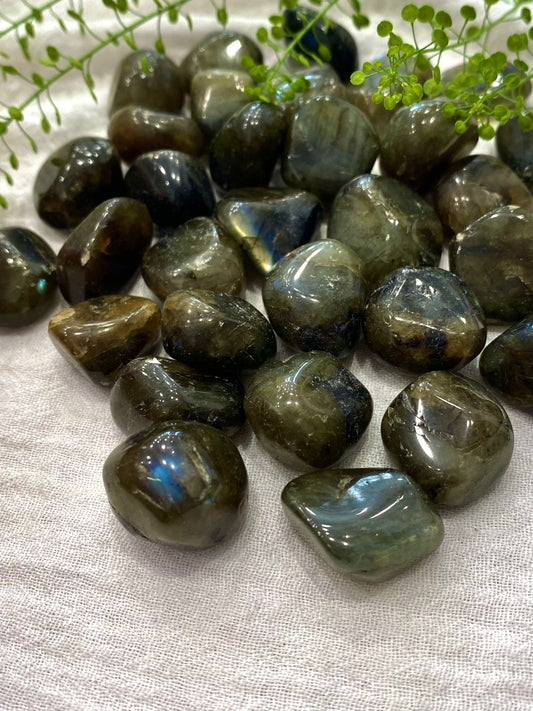 Small Labradorite Crystal Tumblestone