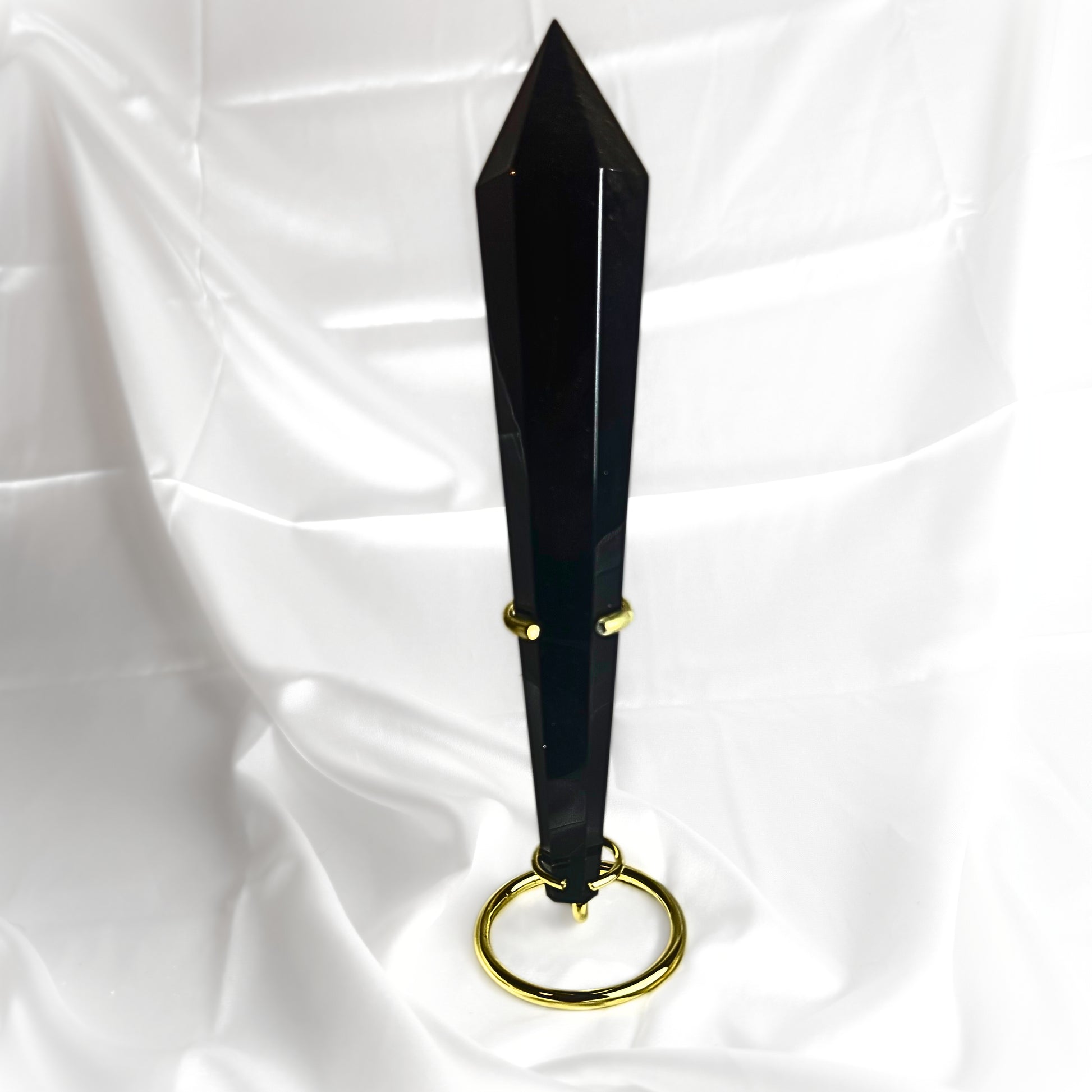 Obsidian Crystal Wand 
