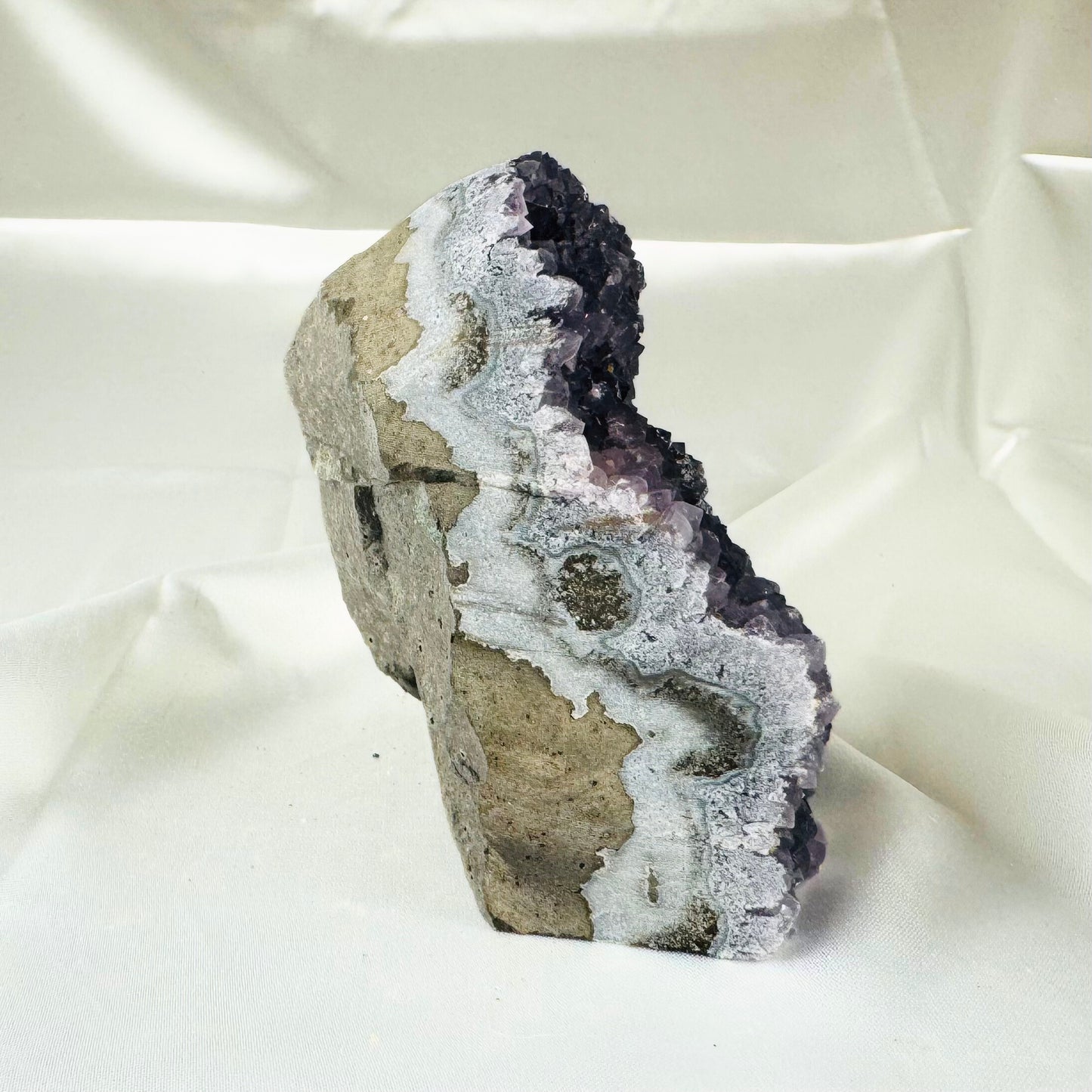 Amethyst Cut Base Cluster - A