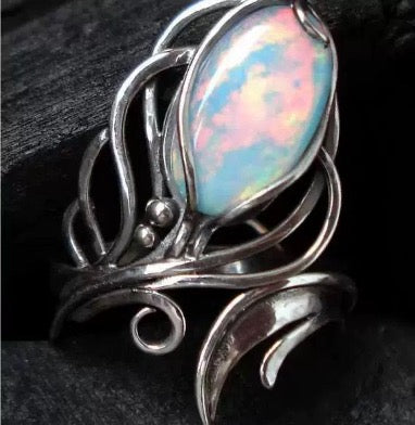 Celtic Aura Multi-Coloured Signet ring