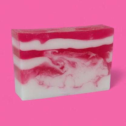 Raspberry Ripple Handmade Soap