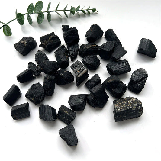 Rough Black Tourmaline Crystal  (Madagascar)
