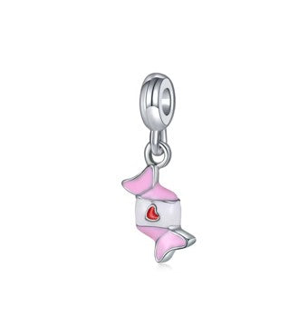 Pink Enamel Sweet Charm