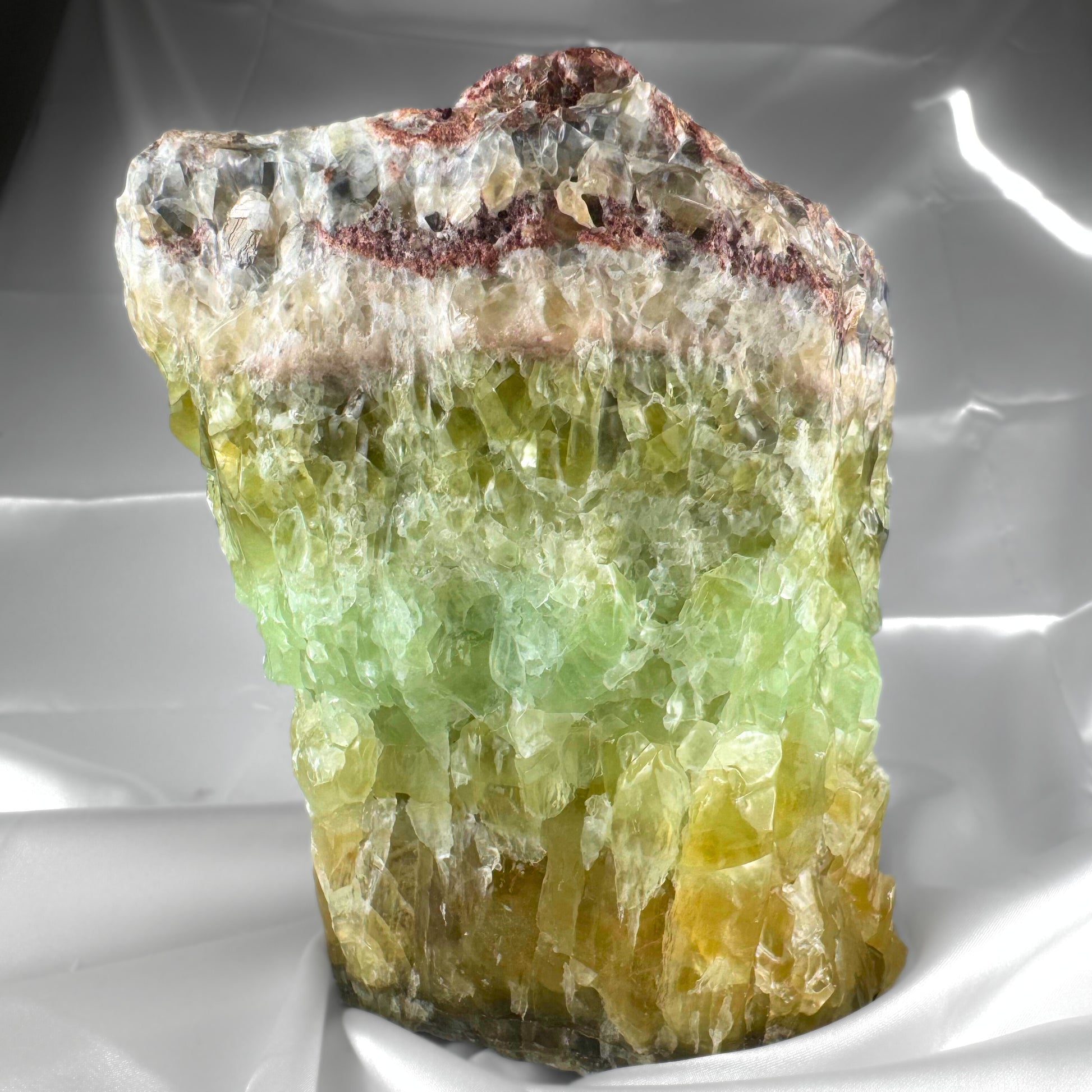 green calcite crystal 
