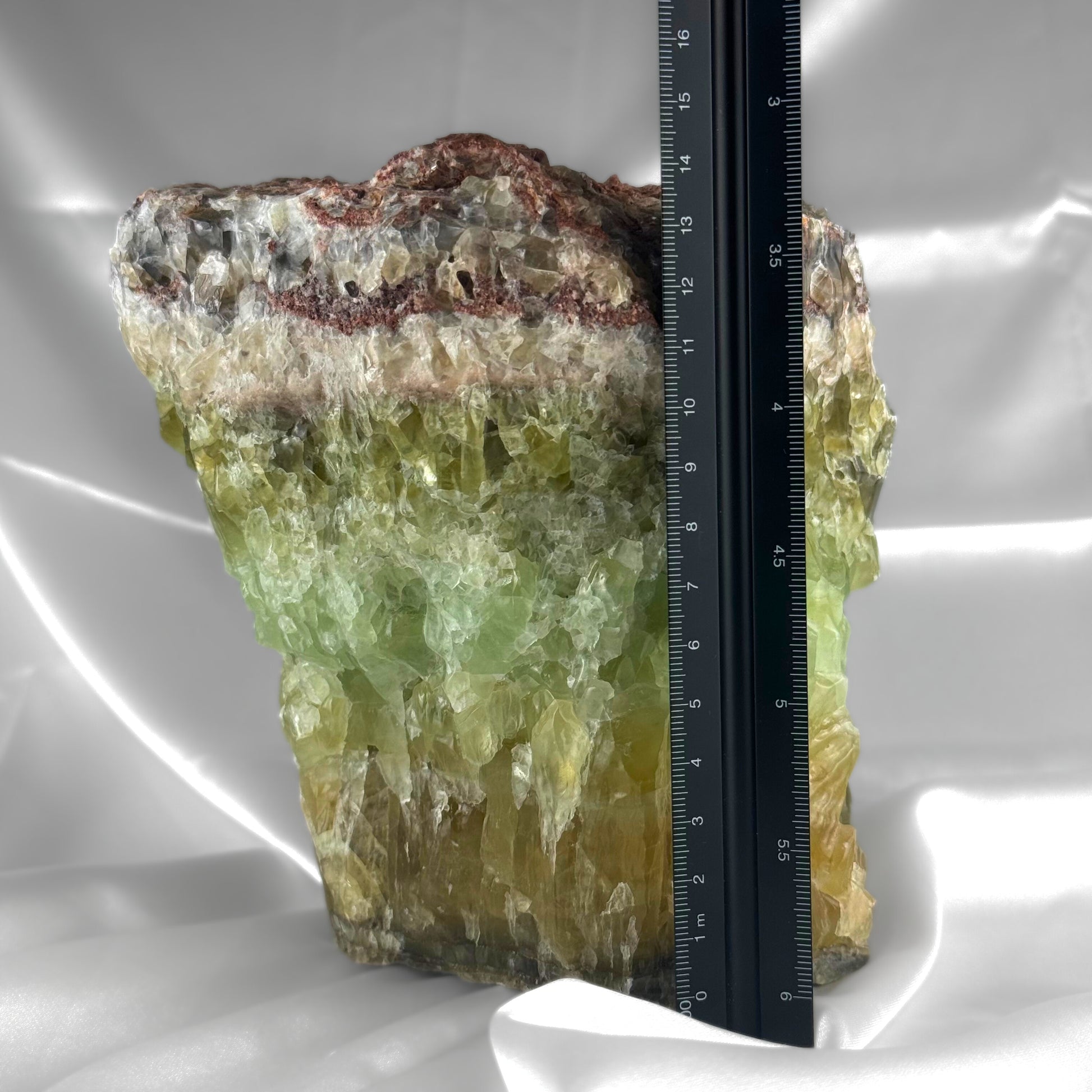 green calcite crystal 
