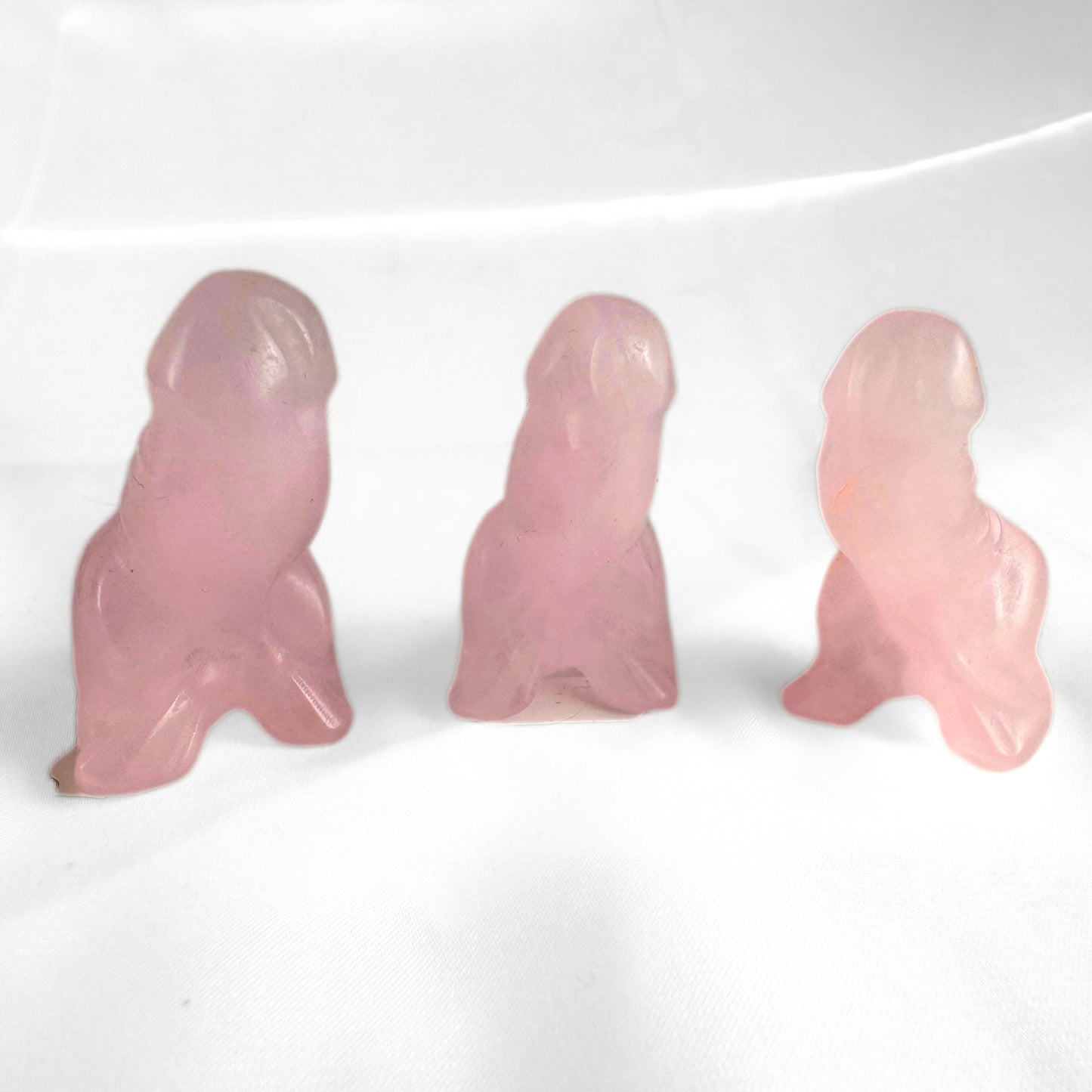 Small Rose Quartz Crystal Dickalasaurus