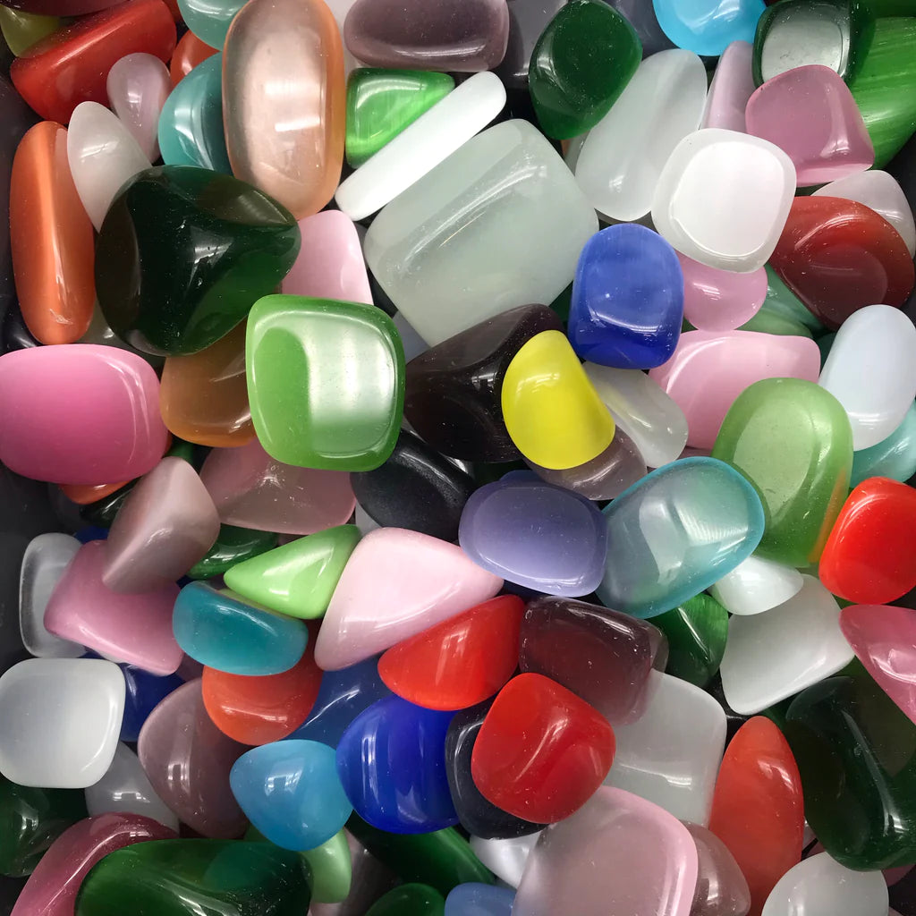 Cats Eye Tumblestones - Dylan's Den Crystal Shop