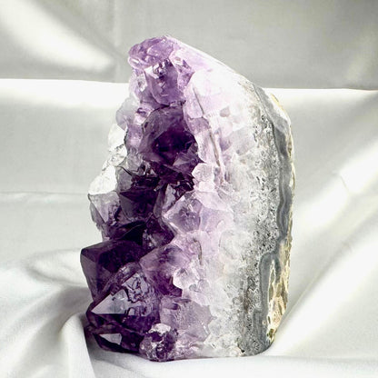 Amethyst Crystal  Cut Base Cluster