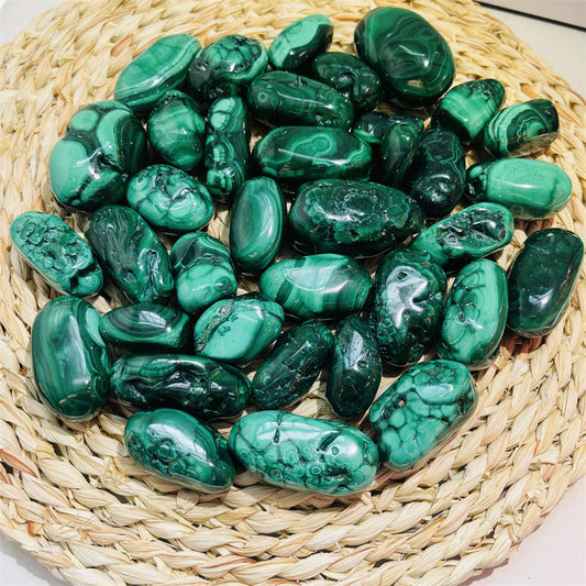 Malachite Crystal Tumblestones