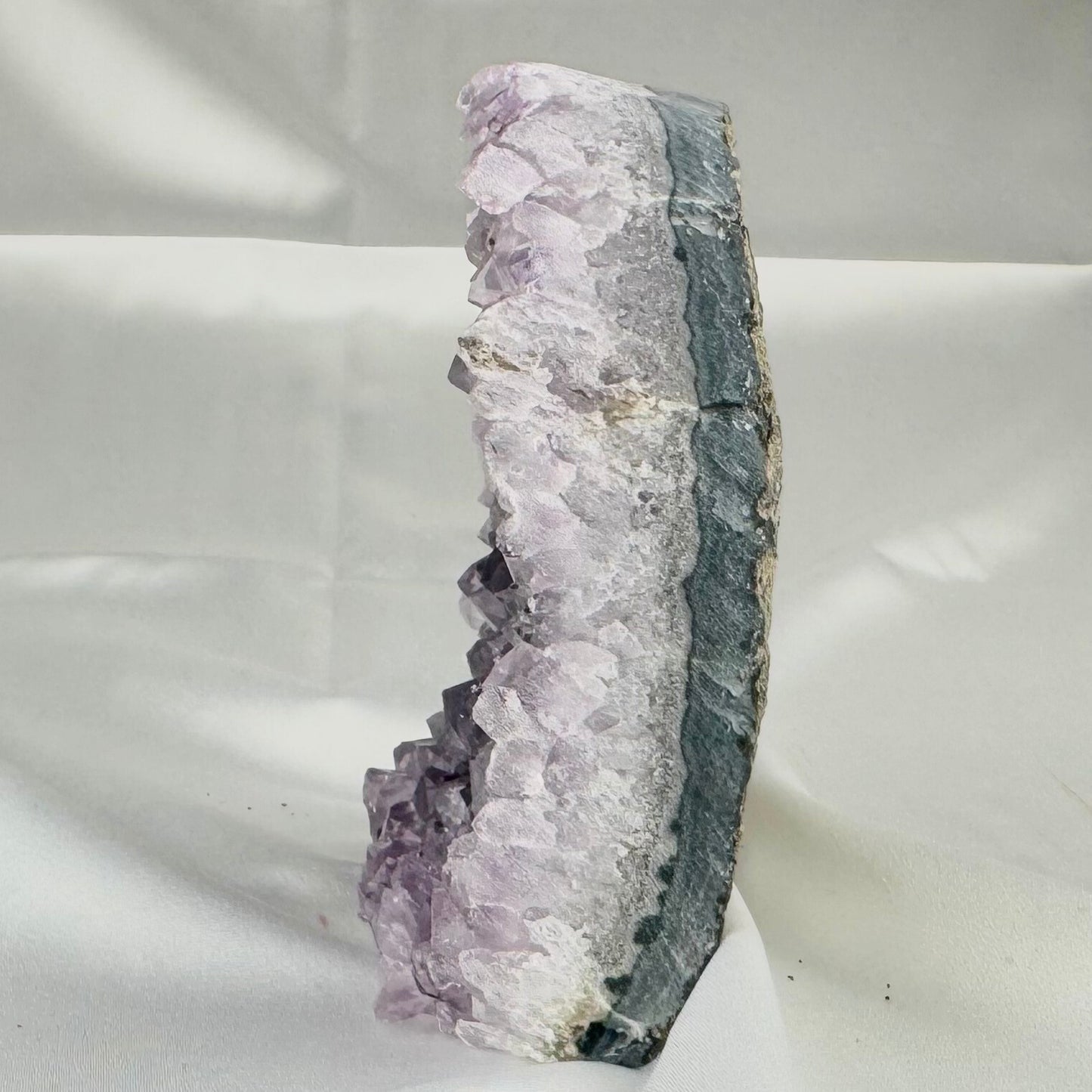 Amethyst Crystal  Cut Base Crystal Cluster - M