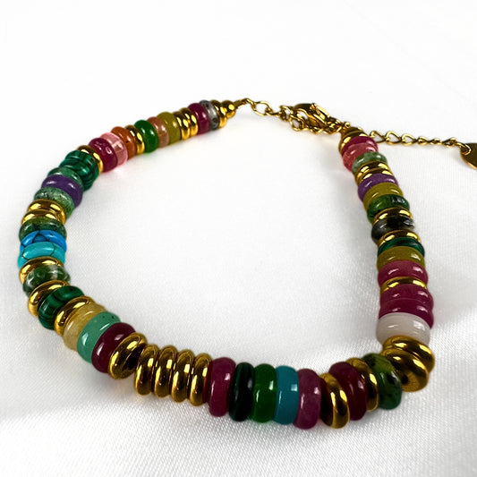 Disc Bracelet - Multicoloured
