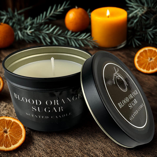 Tin Candle - Blood Orange Sugar