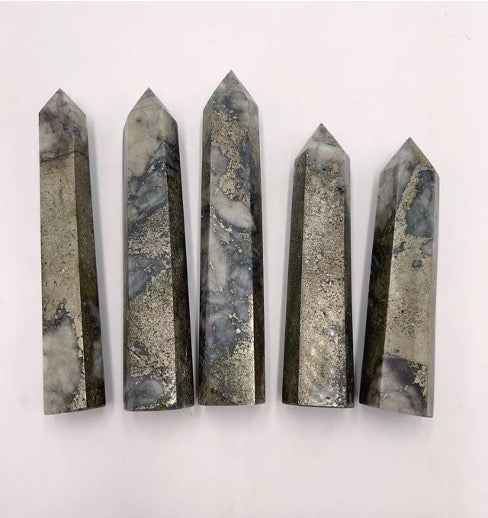 Pyrite Crystal Point (L)