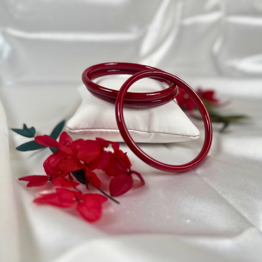 Red Jade Crystal Bangle - Dylan's Den Crystal Shop