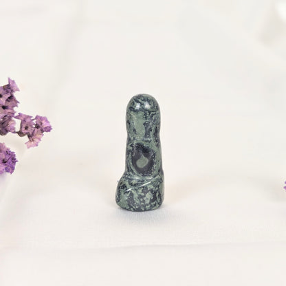 Kambaba Jasper Mini Crystal Penis Carving