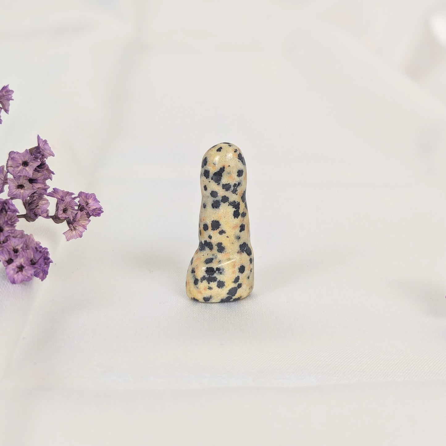 Dalmatian Jasper Mini Penis Carving