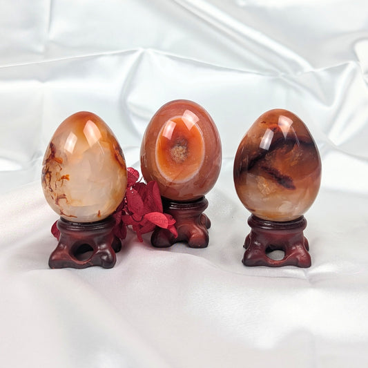 Carnelian Crystal Eggs (Small)