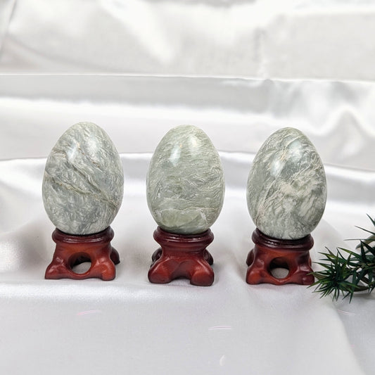 Xiuyan Jade  Crystal Eggs (Small)