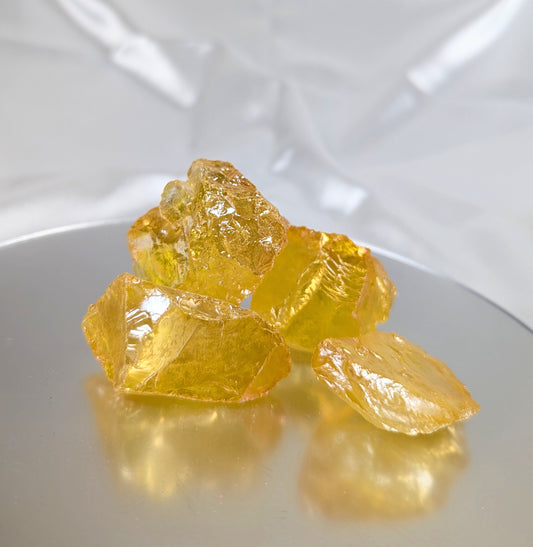 Rough Yellow Aura Crystal