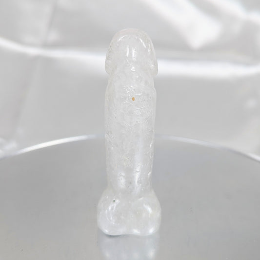 Clear Quartz Large Penis 8cm