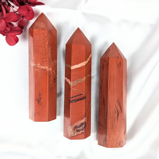 Red Jasper Crystal Point