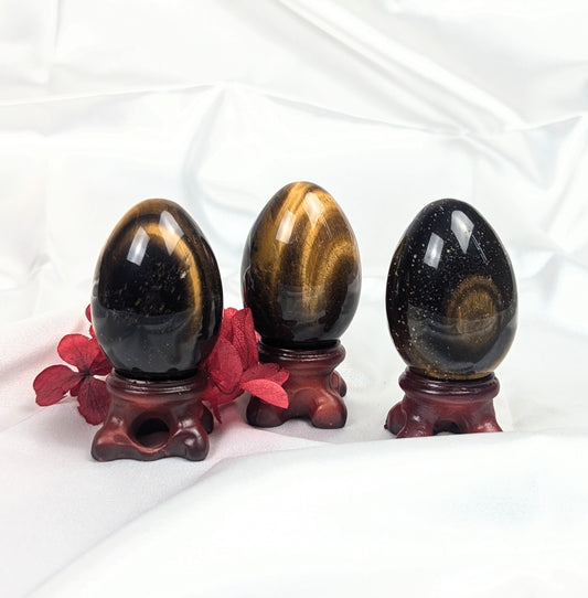 Golden Tigers Eye Crystal Eggs (Small)