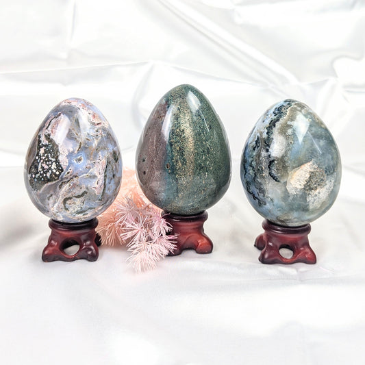 Ocean Jasper Crystal Eggs (Medium)