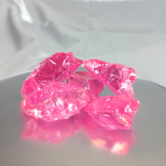 Rough Pink Aura Crystal