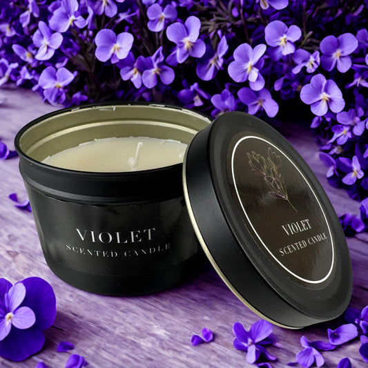 Tin Candle - Violet
