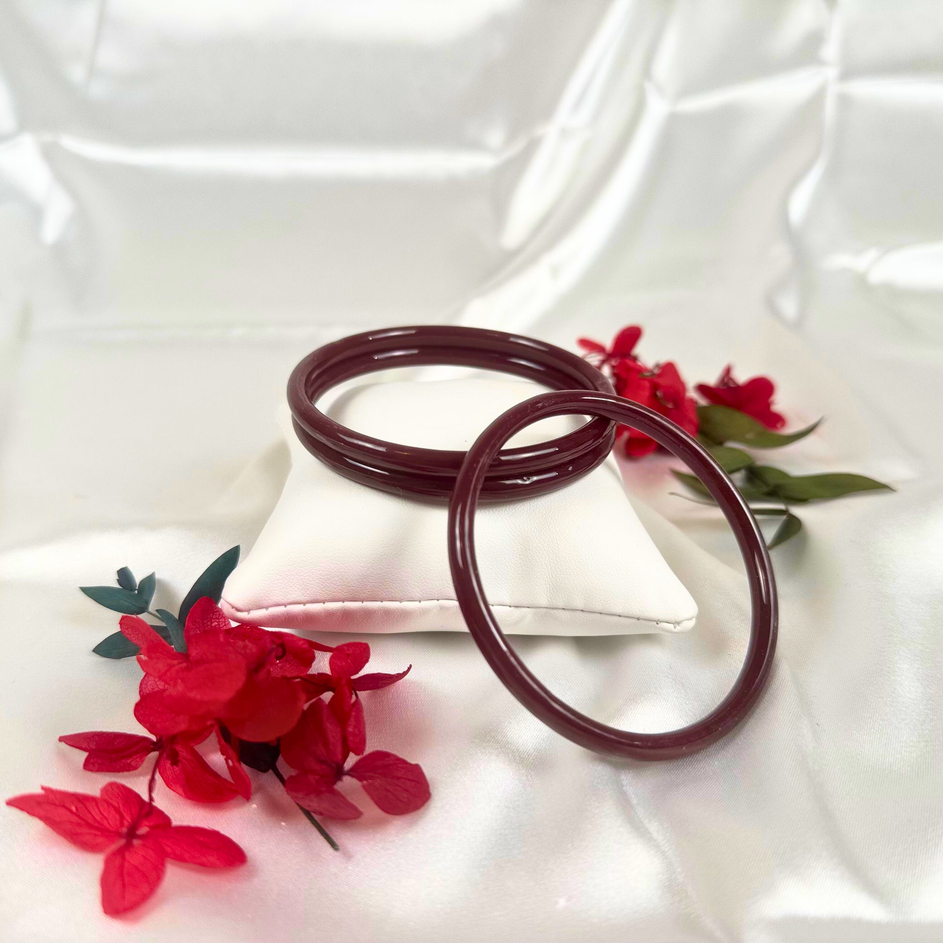 Red/Brown Jade Crystal Bangle - Dylan's Den Crystal Shop