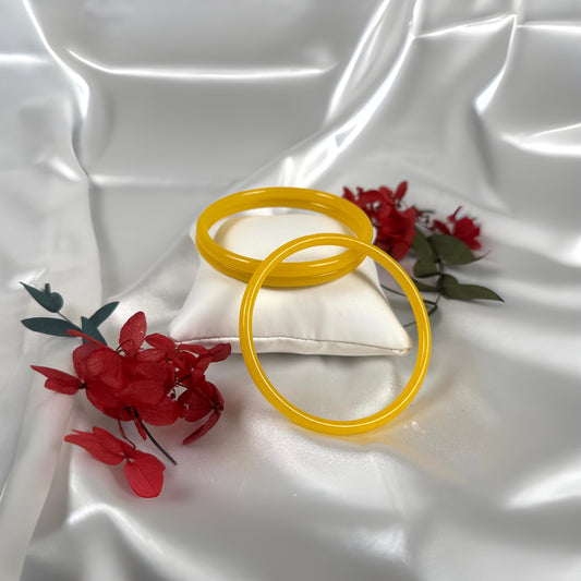 Yellow Jade Crystal Bangle - Dylan's Den Crystal Shop