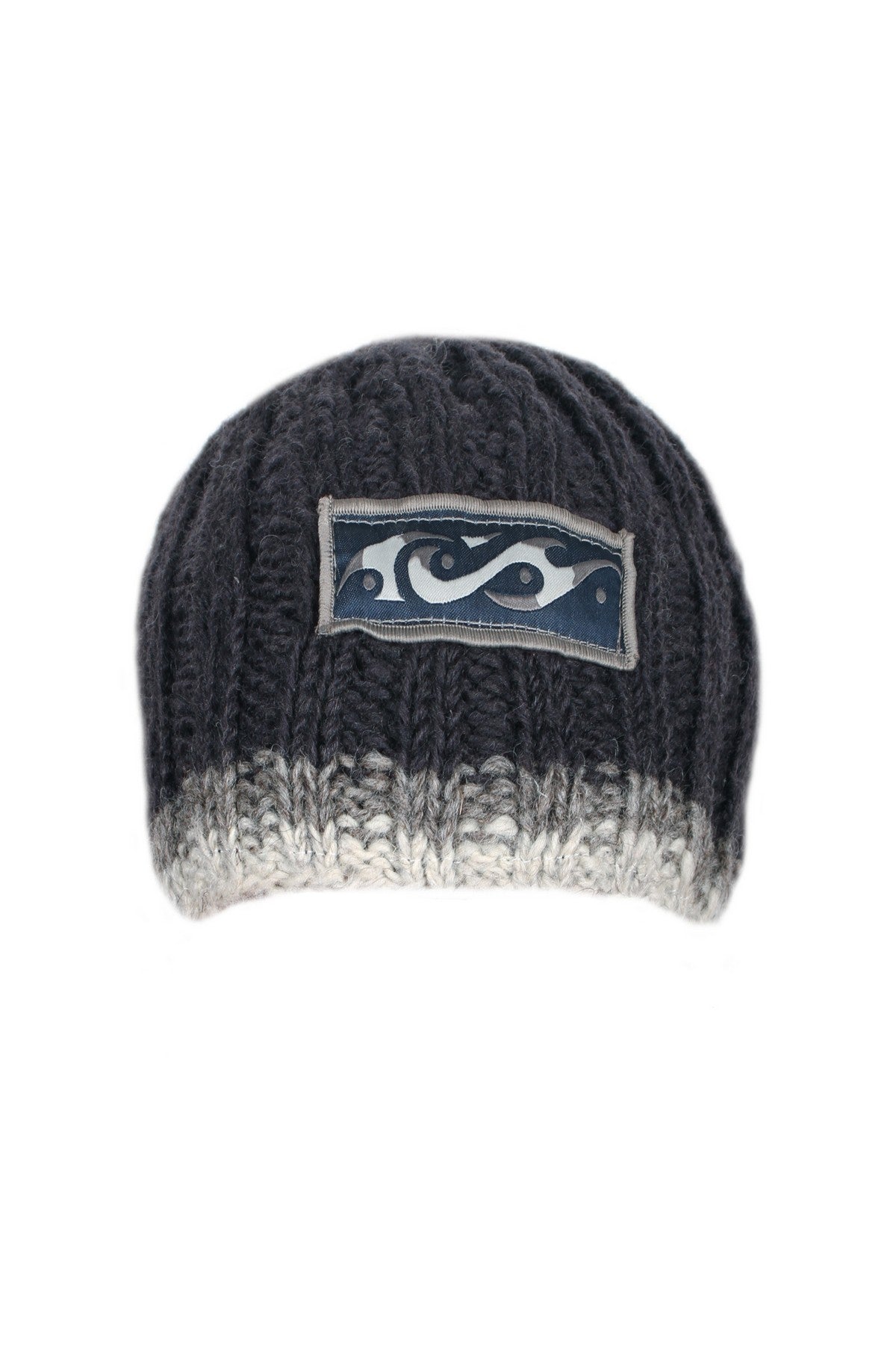 Mens Surf Rib Beanie - Charcoal